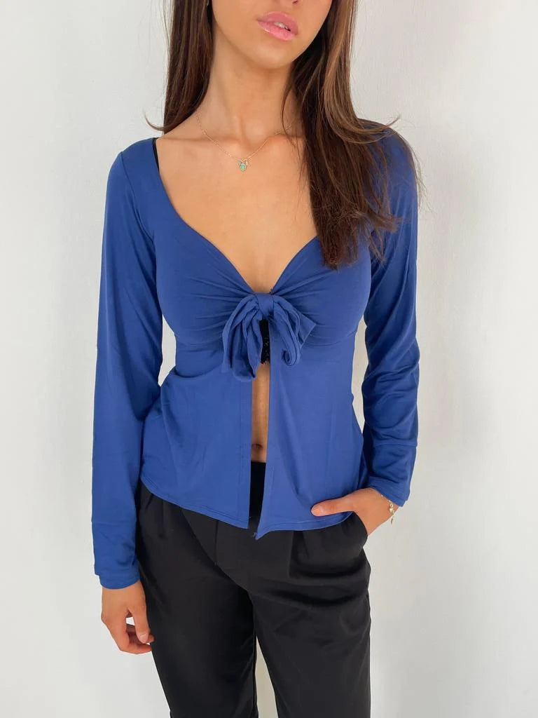 MAYA KNOT TOPP - SVART